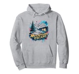 Mountain Escape Adventure Nature Lovers Summit Seekers Pullover Hoodie