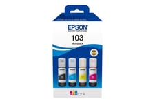 Epson 103 Multipack - 4-pack - svart, gul, cyan, magenta - original - påfyllnadsbläck