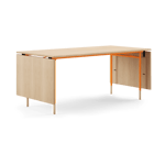 House of Finn Juhl Nyhavn Dining Table matbord med klaffar Ljus ek-orangea ben