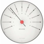 Klocka - Arne Jacobsen pendel - 43687 - Bankers Vit Plast Väggklocka 12 cm