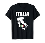 Italia Football Soccer Team Italy Map T-Shirt