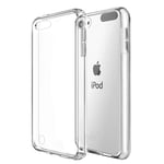 iPod Touch 7 Case Clear, KZONO Touch 6 Touch 5 Case, Soft TPU Bumper PC Back Hybrid Case Clear Slim Soft TPU Bumper Hard Cover for iPod Touch 7/6/5th Generation (Latest Model,2019 Released), HD Clear