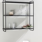 Venture Home Hylla Lyon 62cm Wall Shelf - Black / Powder coated Iron 30050-100