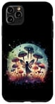 iPhone 11 Pro Max Double Exposure Forest Garden Fairy Mushroom Surreal Lovers Case