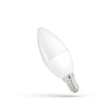 LED-lampa Kronljus E14 6W/840 540lm 230V Opal