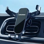 GRUNDIG 3 in 1 Car Phone Mount, Air Vent Mobile Phone Holder for Car with 360° Rotation for 4.5 to 7 inches Smartphones, Cell Phone Cradle Compatible for iPhone 12/11, Galaxy S21/S10, Huawei P30