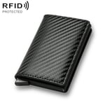 PopUp Lommebok med RFID-beskyttelse Sort Karbonfiber