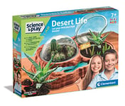 Clementoni 97858 Play Lab-Desert Life, Terrarium Gardening Children, Science kit for Kids 7 Year-Made in Italy, or birthda, Multicolor - Amazon Exclusive