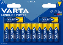 VARTA Longlife Power, alkaliskt batteri, AA/LR6