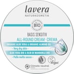 Lavera Basis Sensitiv All-Round Cream - Organic Aloe Vera and Almond Oil, 150ml