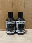 2 x Ted Baker Men’s Graphite Black Shower Gel 250ml Hair & Body Wash