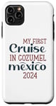 iPhone 11 Pro Max Funny This is My First Cruise in Cozumel Mexico 2024 Lover Case
