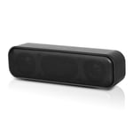 Docooler USB-powered Sound Bar with Two 3W Subwoofer Desktop Speakers and Wired Speakers for TV Desktop Laptops