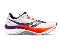 Chaussures de running pour homme Saucony Endorphin Speed 4 White/Viziorange UK 10