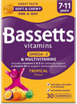 Bassetts Vitamins 7-11 Omega 3 Tropical 30'S, 81.9 G
