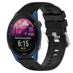 Garmin Forerunner 255S Klokkerem i silikon, 18mm - Sort