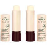 2x Nuxe Reve de Miel Lip Care Stick 4g Moisturising - for Dry Or Cracked Lips
