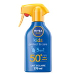 Crème Solaire Pistolet Spray Enfants Fps 50+ Nivea Sun - Le Spray De 270ml