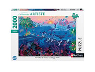 Nathan - Puzzle 2000 pièces - Merveilles de l'océan - Peggy Nille - Adultes et enfants dès 14 ans - Puzzle de qualité supérieure - Collection Artiste - 87313