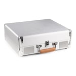 Briefcase Record Player Built-in Speakers Bluetooth, USB Vinyl to MP3, Aluminium