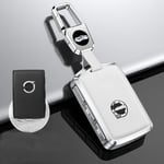 Volvo Smart Car Nyckelring - Vit - Passar XC60 S90 S60 XC40 XC90 V60 V90