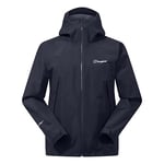Berghaus Mens Paclite Dynak Gore-tex Waterproof Shell Jacket, Lightweight, Eco-friendly, Durable Coat, Hale Navy, XS EU