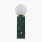 Emilie marmor bordlampe - Grønn