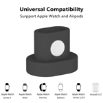 Apple Watch / Airpods Headphones 2-in-1 Charging Stand Black