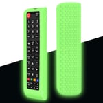 Protective Case for Samsung AA59-00786A BN59-01175N AA59-00741A Smart TV Remote Cover, Silicone Shock Proof Remote Controller Skin Anti Slip Universal Replacement Sleeve Holder(Glow Green)