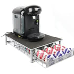 Coffee Pod Machine Drawer Tassimo 60 Capsule Holder Dispenser Stand Storage Rack
