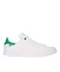 adidas Originals Mens Stan Smith Trainers in White Green - Size UK 6.5