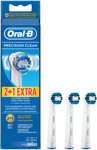 Oral B Precision Clean Replacement Toothbrush Heads Cleaner Teeth 2 + 1 Extra