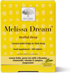 New Nordic Melissa Dream Herbal Sleeping Tablets 100 Pack - Natural Insomnia Rel