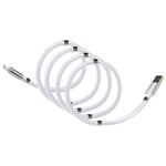 Câble magnétique charge rapide et synchronisation USB Type C - Blanc
