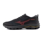 Mizuno Wave Rider GTX Herrskor 44½ Svart - Vattentåliga löparskor för alla väder
