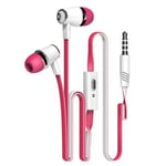 PaulStore Universal In-Ear Earphones Hands free Headphone For Samsung/iPhone/iPod/LG/Nokia/Lumia/Motorola/BlackBerry/Computer/Mobile/Phones/Mp3/Mp4 Player (Pink)