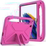Samsung Galaxy Tab A9+ Kids Stöttåligt Bärfodral - Rosa Rosa