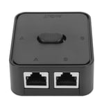 2-ports Gigabit nätverksbrytare 10 100 1000 Mbps 2 in 1 ut 1 in 2 ut PoE förlängningsbrytare RJ45 splitter-väljare för Cat 6