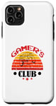Coque pour iPhone 11 Pro Max Gamers Club Game Mode Level Up Jeux vidéo Culture de jeu