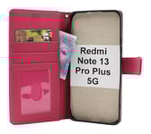 New Standcase Wallet Xiaomi Redmi Note 13 Pro+ 5G (Hotpink)