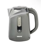 Geepas Illuminating Electric Kettle, Boil Dry Protection & Auto Shut  Grey