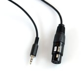 Camcorder Cable XLR/F-TRS 3.5 mm
