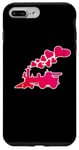 iPhone 7 Plus/8 Plus Iron Horse Engine Hearts Valentine's Train Graphic For Kids Case