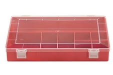 hünersdorff GmbH Boîte à assortiment PS CLASSIC, 8 compartiment 225x335x55 mm, rouge