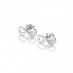 Sterling Silver Amulets Infinity Earrings DE710