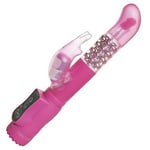 Jessica Rabbit G-Spot Slim Vibrator Bunny Sex Toy Clit & Vagina Fun Waterproof