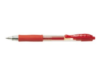 Pilot G-2 - Rollerball-penna - röd - gelbläck - 0.5 mm - extra fin - indragbar