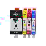Ersättning för 903XL för HP 903XL 903xl hp903xl bläckpatron kompatibel med HP Officejet Pro 6950 6960 6970 6975 skrivare 1SET