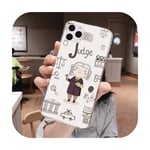 PrettyR Cartoon Cute Profession Teacher Customer Phone Case Capa for iPhone 11 pro XS MAX 8 7 6 6S Plus X 5S SE 2020 XR cover-a2-For iphone XR
