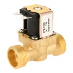 1 st DC12V G3/4 Normalt Stängd Elektrisk Magnetventil i Mässing för Vatten